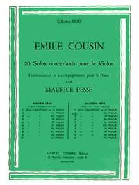 Emile Cousin: Solo concertant n°12 en sol maj.
