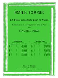 Emile Cousin: Solo concertant n°14 en sib maj.