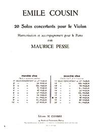 Emile Cousin: Solo concertant n°18 en ré maj.