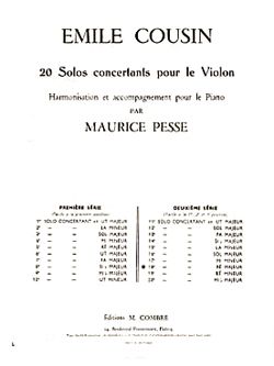 Emile Cousin: Solo concertant n°18 en ré maj.