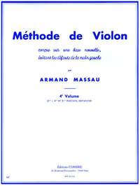 Armand Massau: Méthode de violon Vol.4 (2e, 4e et 5e positions)