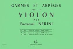 Emile Nerini: Gammes et arpèges Vol.1 (à 2 octaves)