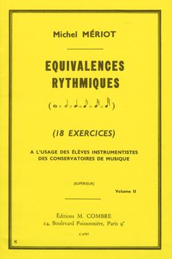 Michel Meriot: Equivalences rythmiques Vol.2