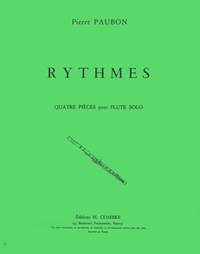 Pierre Paubon: Rythmes (4 pièces)