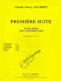Claude-Henry Joubert: Suite n°1 en mi min.