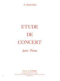 Pierre Durand: Etude de concert
