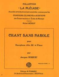 Jacques Robert: Chant sans parole