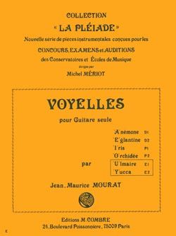 Jean-Maurice Mourat: Voyelles U et Y (Ulmaire - Yuca)