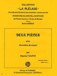 Charles Taupin: Pièces (2) : Révérence - Mélodie