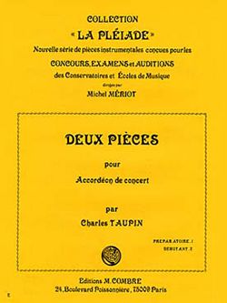 Charles Taupin: Pièces (2) : Révérence - Mélodie