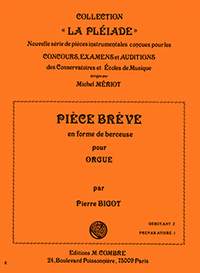 Pierre Bigot: Pièce brève en forme de berceuse