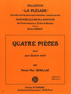 Francis-Paul Demillac: Pièces (4)