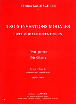 Thomas Daniel Schlee: Inventions modales (3)