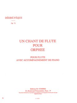 Désiré Paque: Un chant de flûte pour Orphée