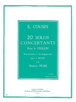 Emile Cousin: Solos concertants (20) série n°2 (11 à 20)
