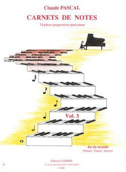 Claude Pascal: Carnets de notes Vol.3