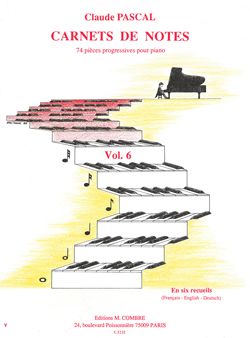 Claude Pascal: Carnets de notes Vol.6