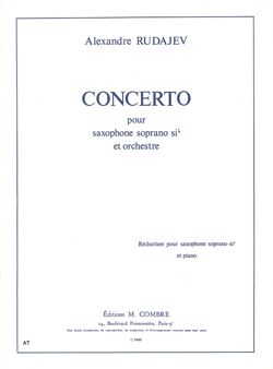 Alexandre Rudajev: Concerto pour saxophone soprano Op.125