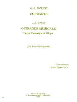 Wolfgang Amadeus Mozart_Johann Sebastian Bach: Courante / Offrande musicale