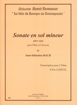 Johann Sebastian Bach: Sonate en sol min. BWV1020