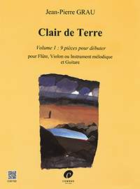 Jean-Pierre Grau: Clair de terre Vol.1 (9 pièces pour débuter)