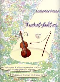 Catherine Prada: Techni-folies Vol.1 (6 et 5 études)