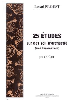 Pascal Proust: Etudes sur des soli d'orchestre avec transposition