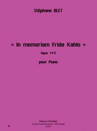 Stéphane Blet: In memoriam Frida Kahlo Op.141