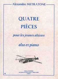 Alexandre Metratone: Pièces pour jeunes altistes (4)