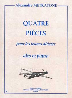 Alexandre Metratone: Pièces pour jeunes altistes (4)