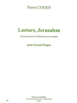 Pierre Cogen: Laetare, Jerusalem