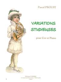 Pascal Proust: Variations studieuses