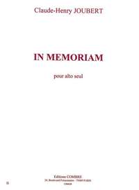 Claude-Henry Joubert: In memoriam