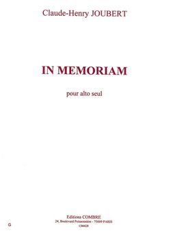 Claude-Henry Joubert: In memoriam