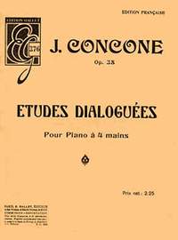 Joseph Concone: Etudes dialoguées Op.38