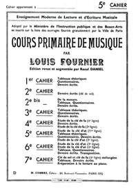 Louis Fournier: Cours primaire de musique cahier 5