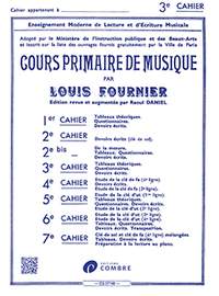 Louis Fournier: Cours primaire de musique cahier 3