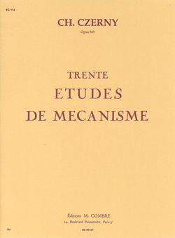 Carl Czerny: Etudes de mécanisme (30) Op.849