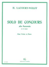 H. Lacourt-Wolff: Solo de concours en ré maj. Alla pastorale