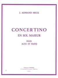 Armand Heck: Concertino en sol maj. Op.40