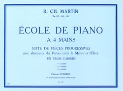 Robert-Charles Martin: Ecole de piano à 4 mains Op.128 Vol.2