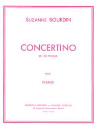 Suzanne Bourdin: Concertino en ré mineur