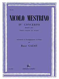 Nicola Mestrino: Solo n°1 du concerto n°4
