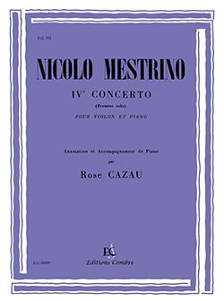 Nicola Mestrino: Solo n°1 du concerto n°4
