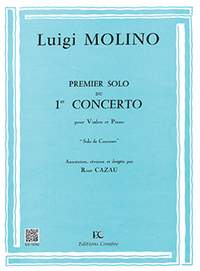 Luigi Molino: Solo n°1 du concerto n°1