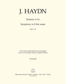 Haydn, Joseph: Symphony no. 91 in E-flat major Hob. I:91