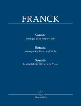 Franck, César: Sonata, arranged for Piano and Viola