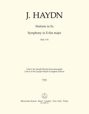 Haydn, Joseph: Symphony no. 91 in E-flat major Hob. I:91