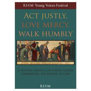 Act Justly, Love Mercy, Walk Humbly