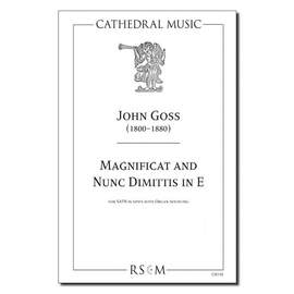 Goss: Magnificat and Nunc Dimittis in E
